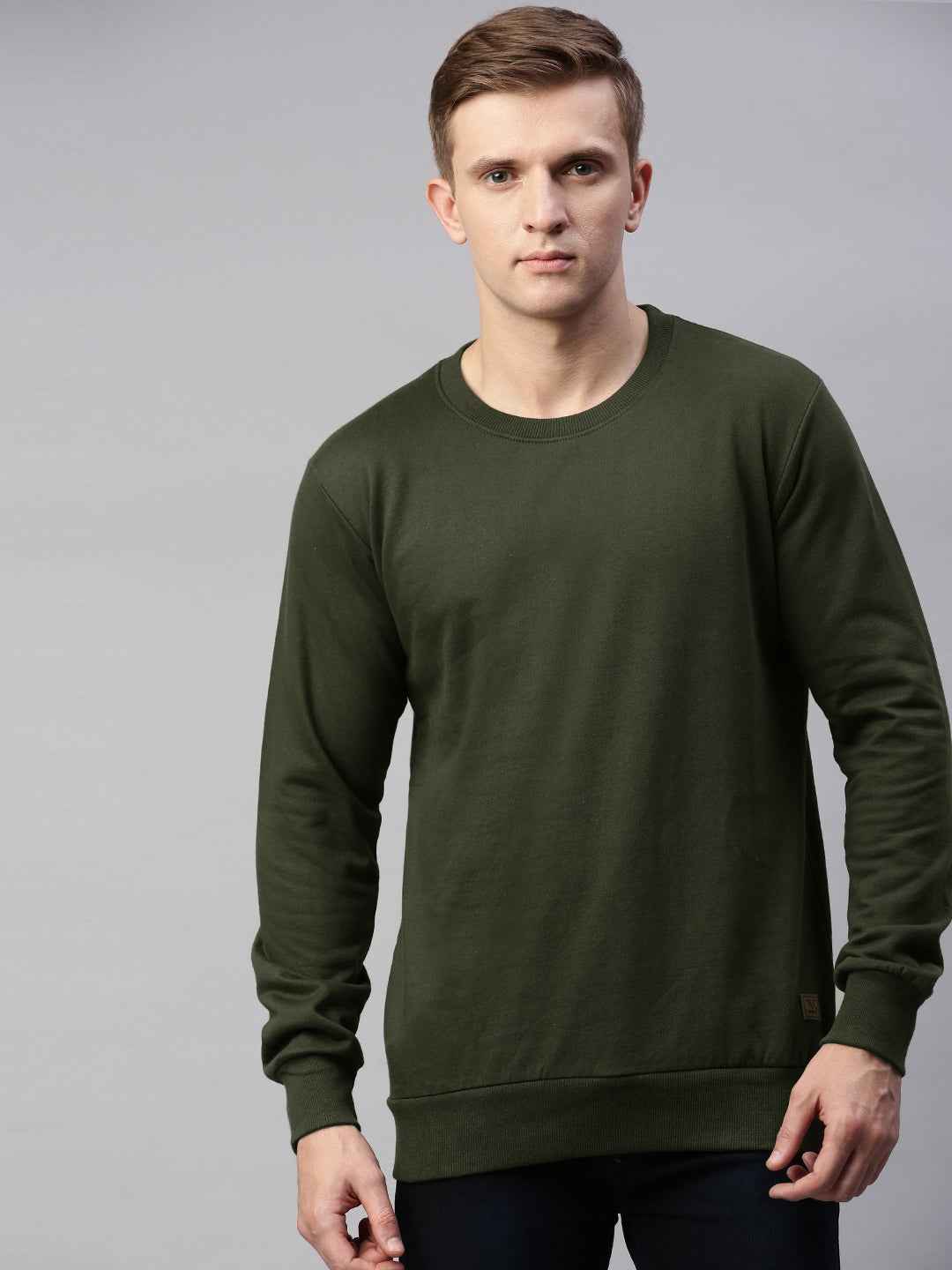 Unsully Men's Solid Sweatshirt