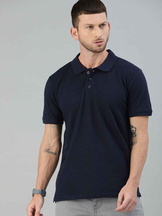 Unsully Men's Solid Polo T-Shirt
