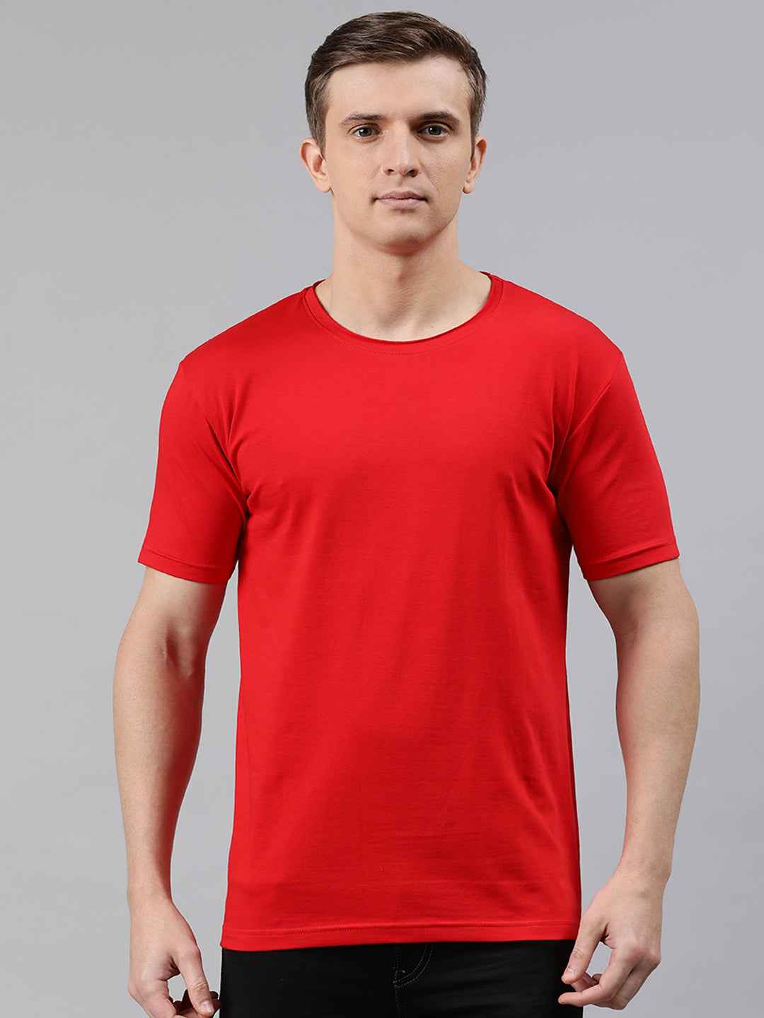 Solid Elastic Anti-dust tshirt for men