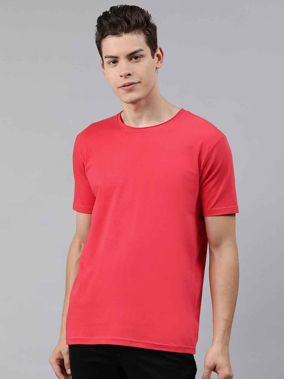 Solid Elastic Anti-dust tshirt for men