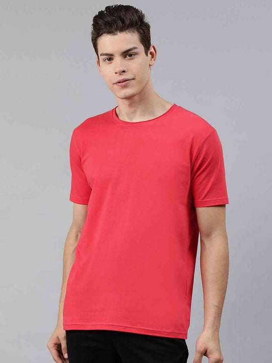 Solid Elastic Anti-dust tshirt for men