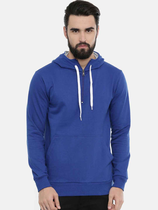 Unsully Men's Half Zip Hooded Sweatshirt