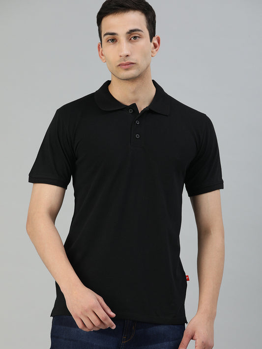 Unsully Men's Solid Polo T-Shirt Cotton