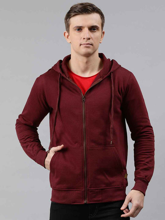 Unsully Men's Cotton Hooded Sweatshirt