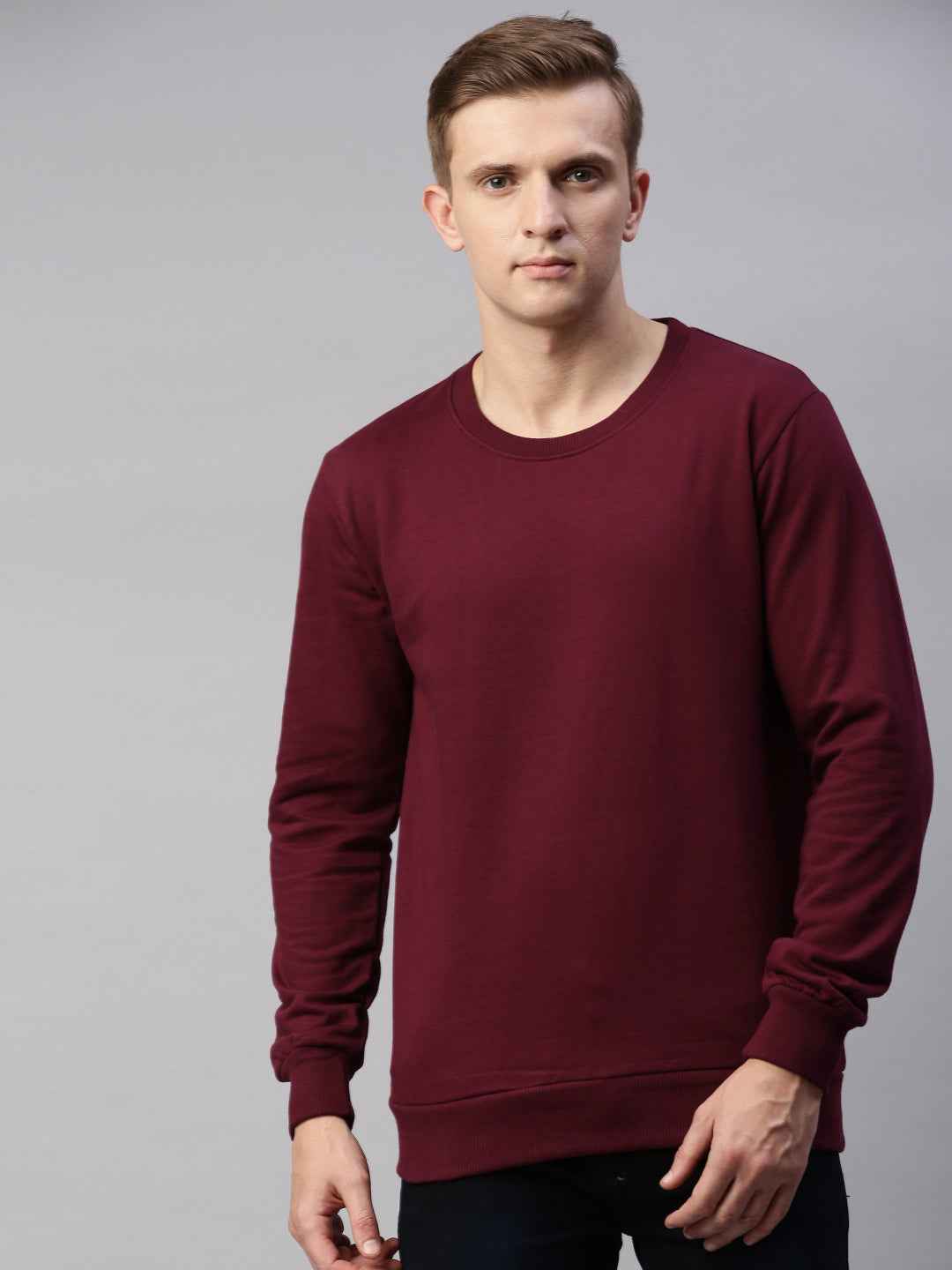 Unsully Men's Solid Sweatshirt