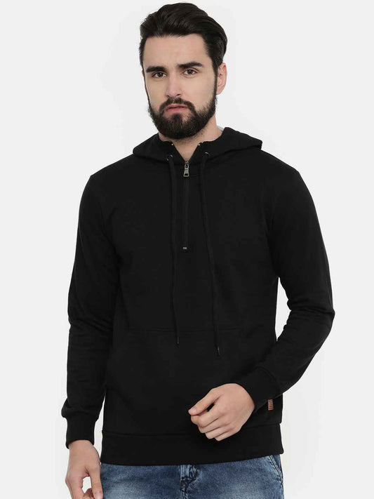 Unsully Men's Half Zip Hooded Sweatshirt
