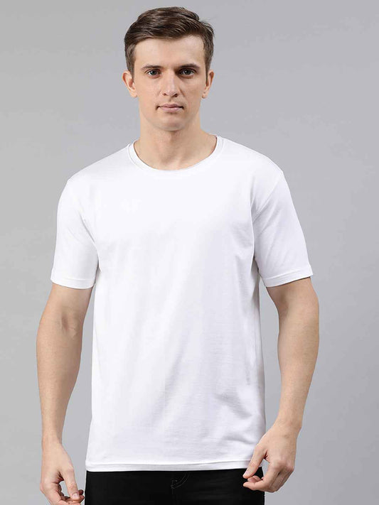 Solid Elastic Anti-dust tshirt for men