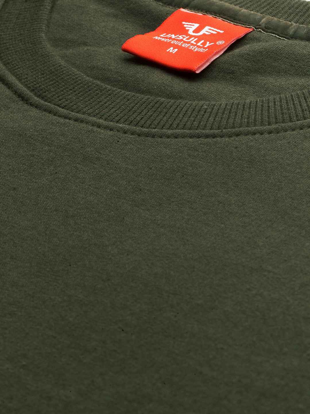 Unsully Men's Solid Sweatshirt