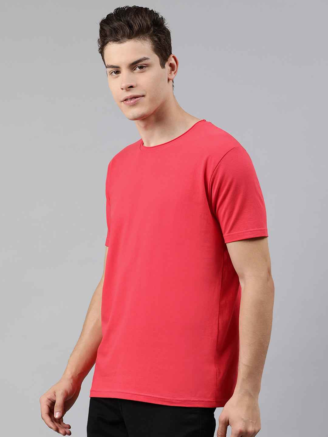 Solid Elastic Anti-dust tshirt for men