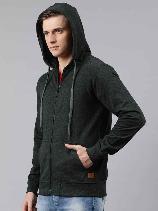 Unsully Men's Cotton Hooded Sweatshirt