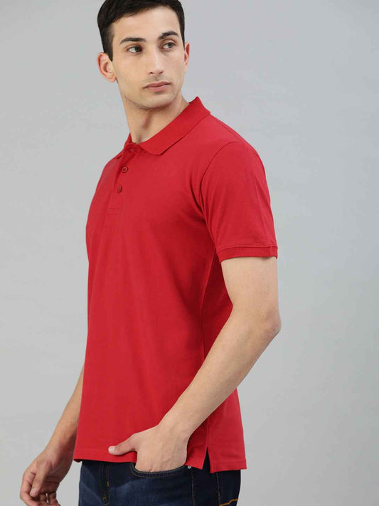 Unsully Men's Solid Polo T-Shirt