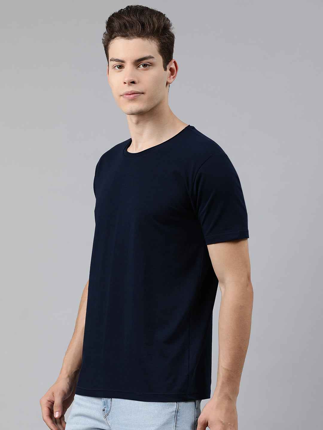Solid Elastic Anti-dust tshirt for men