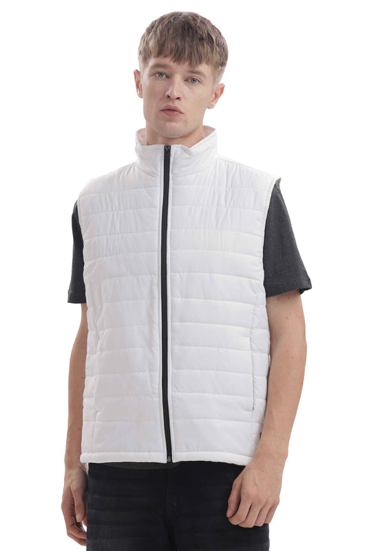 Sleeveless Bomber Jacket