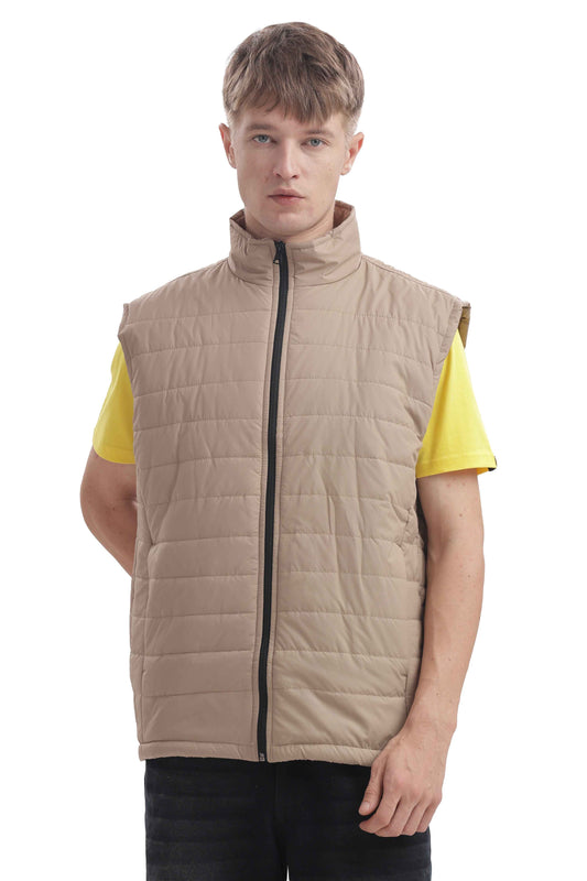 Sleeveless Bomber Jacket
