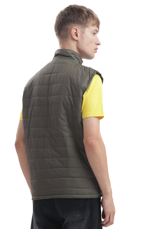 Men's Stylish Sleeveless Bomber Jacket