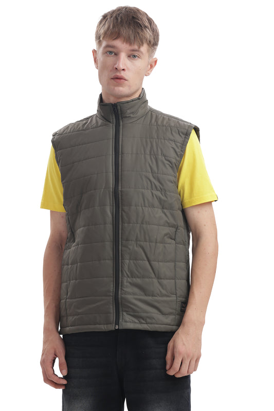 Men's Stylish Sleeveless Bomber Jacket