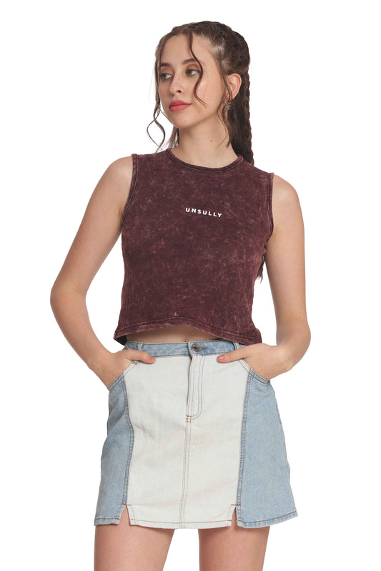 Women’s & Crop Tops Sleeveless Casual, Streetwear T-Shirts for Girls & Women
