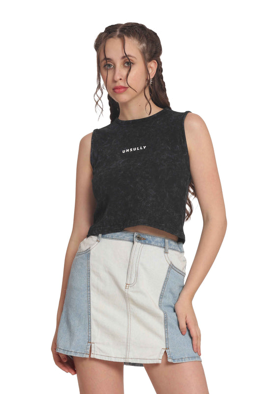 Women’s & Crop Tops Sleeveless Casual, Streetwear T-Shirts for Girls & Women