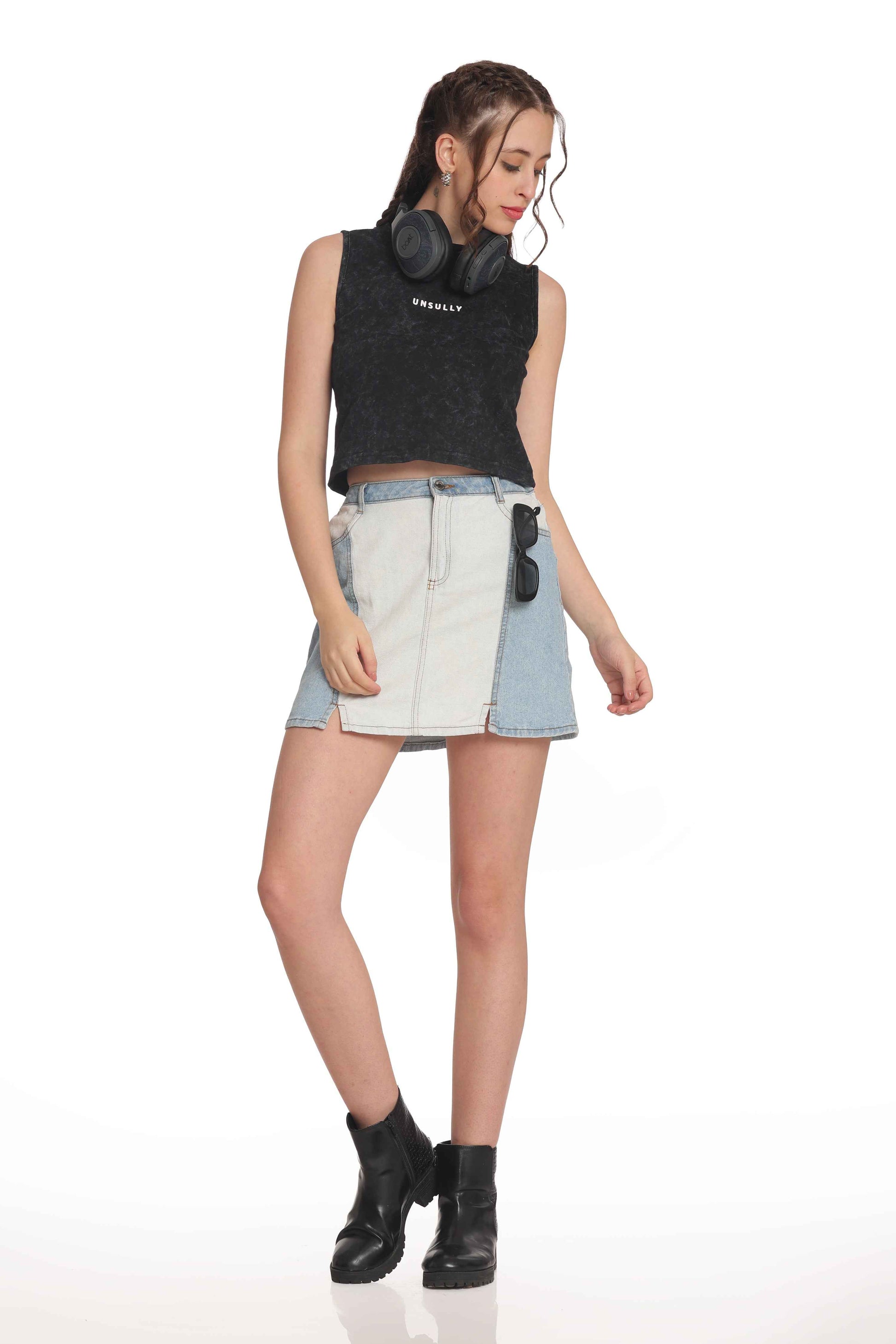 Women’s & Crop Tops Sleeveless Casual, Streetwear T-Shirts for Girls & Women