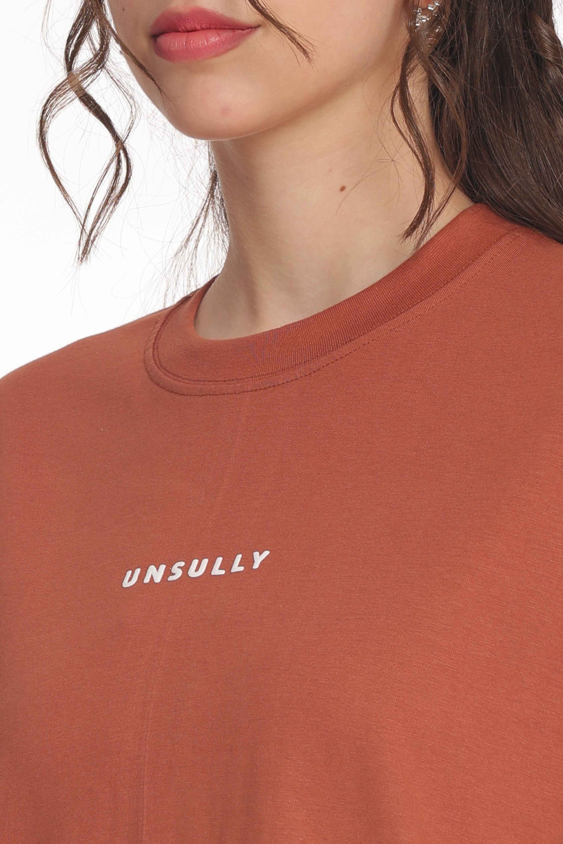Women’s Oversized T-Shirt | Solid & Baggy Fit Top for Girls & Women