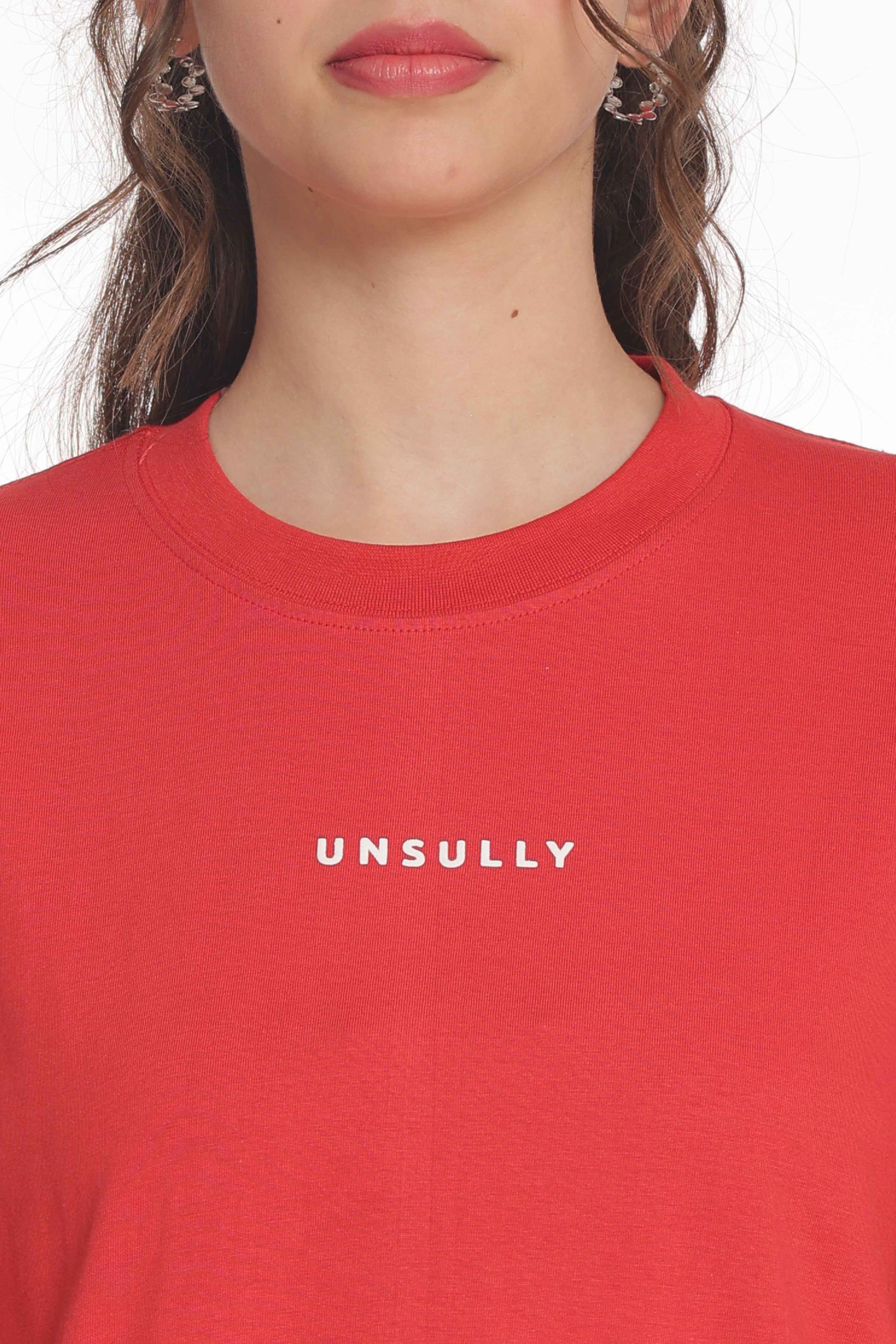 Women’s Oversized T-Shirt | Solid & Baggy Fit Top for Girls & Women