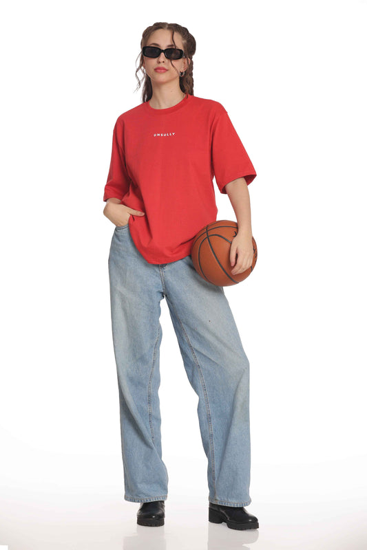 Women’s Oversized T-Shirt |  Solid &  Baggy Fit Top for Girls & Women