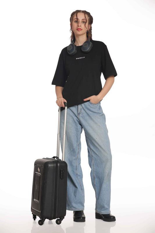 Women’s Oversized T-Shirt |  Solid &  Baggy Fit Top for Girls & Women