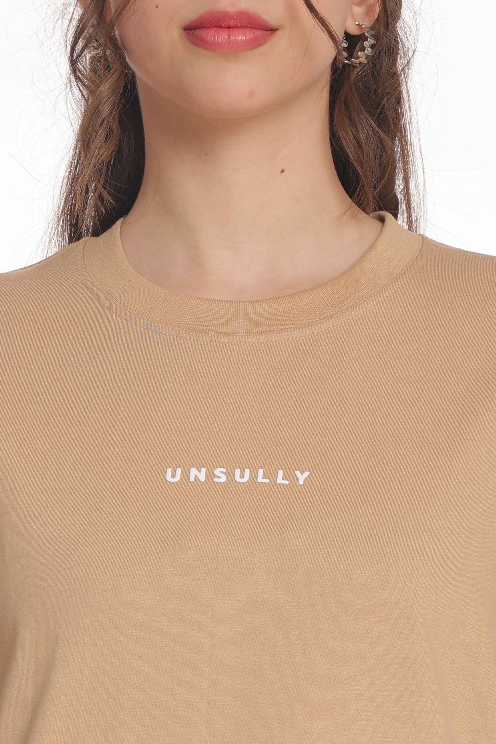 Women’s Oversized T-Shirt | Solid & Baggy Fit Top for Girls & Women