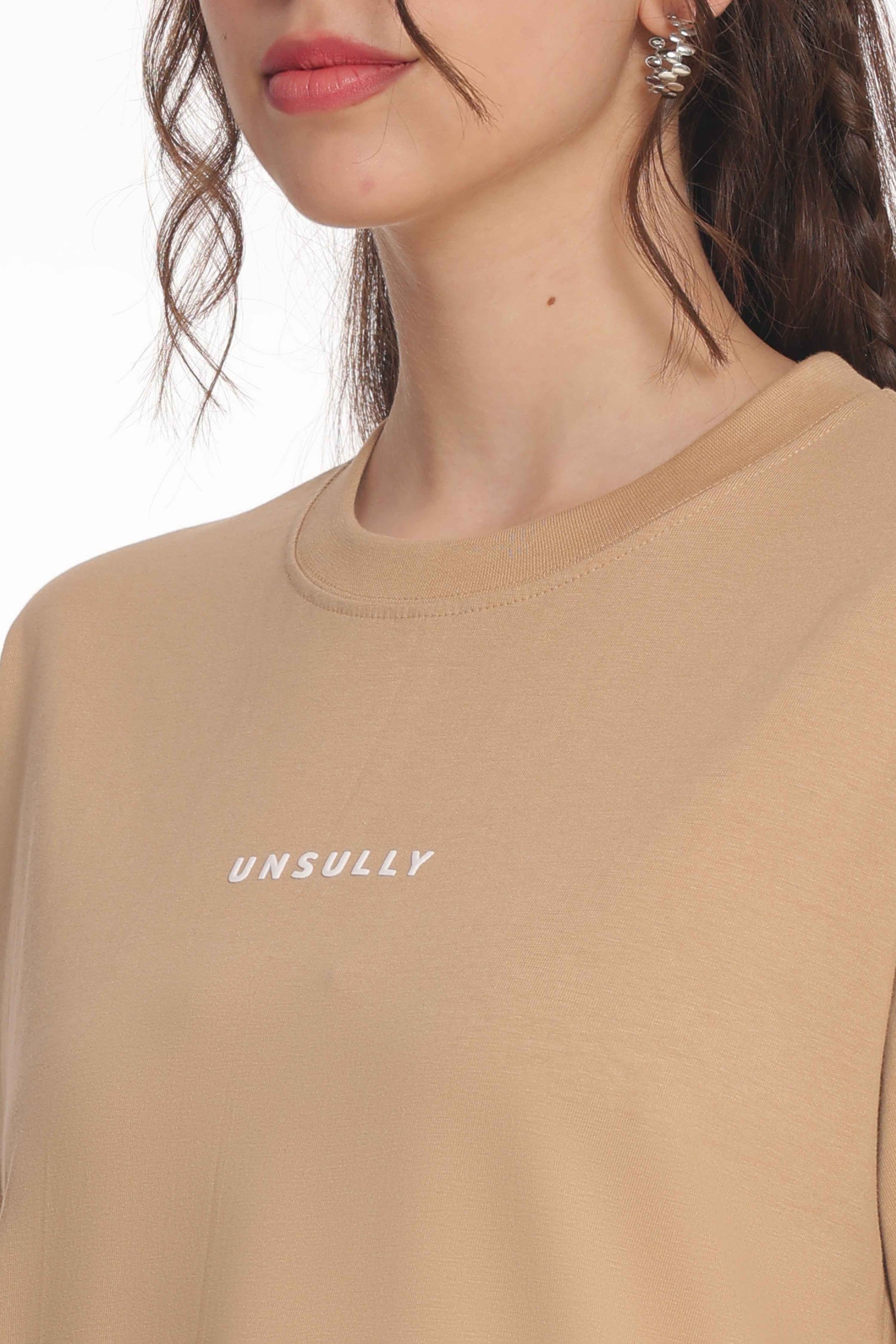 Women’s Oversized T-Shirt | Solid & Baggy Fit Top for Girls & Women