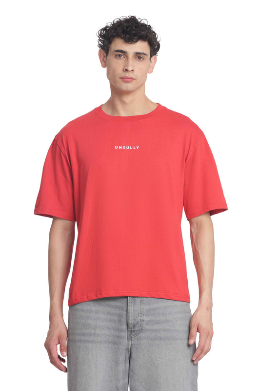 Oversized Baggy Fit Drop Shoulder  Round Neck  T-Shirt for Men | Casual Loose Core Streetwear