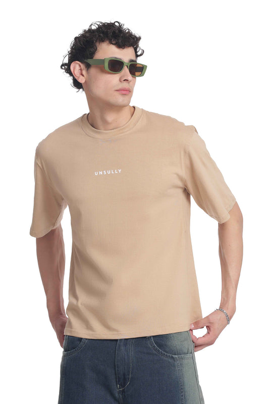 Oversized Baggy Fit Drop Shoulder  Round Neck  T-Shirt for Men | Casual Loose Core Streetwear