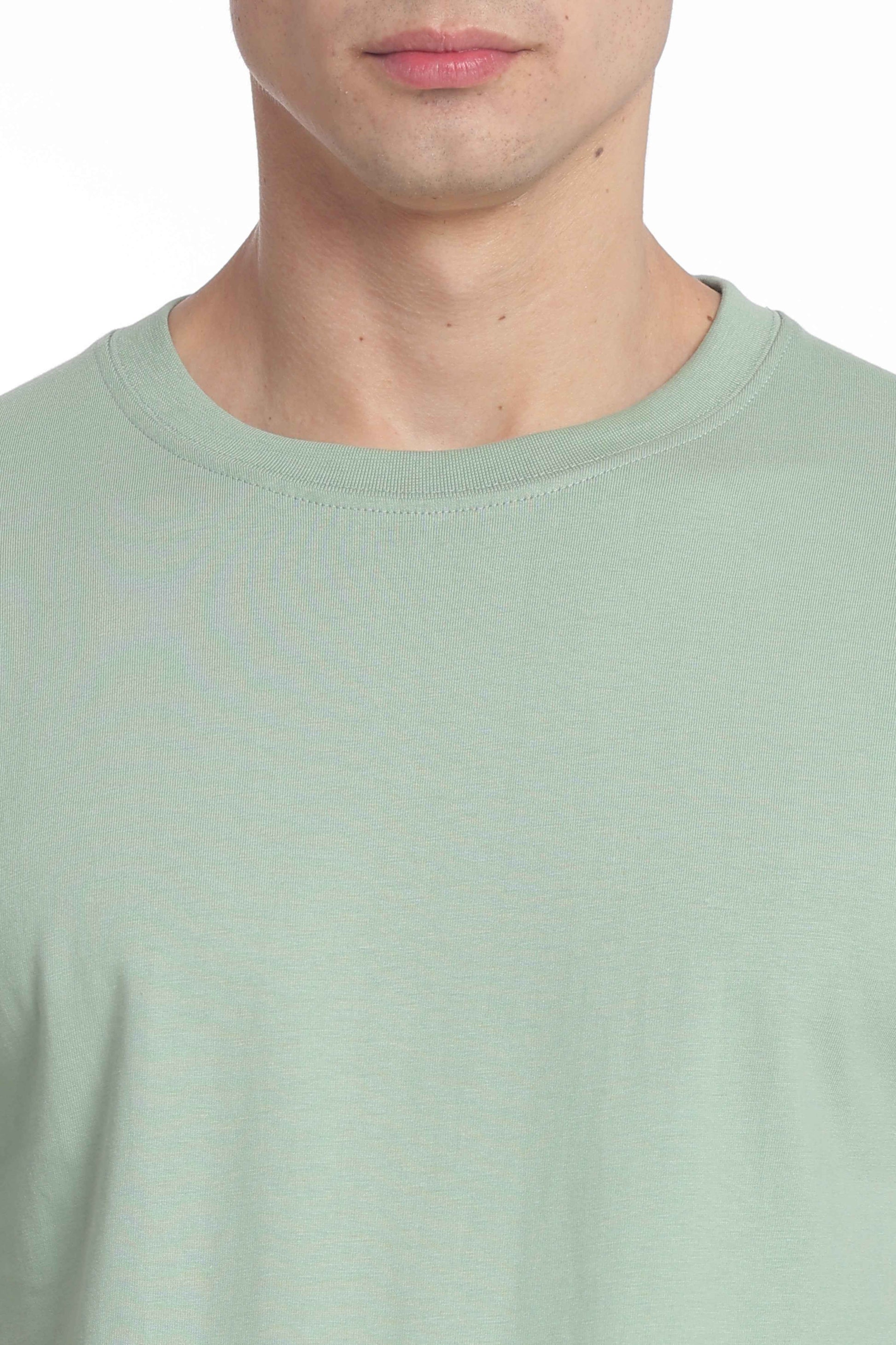 Men’s Cotton Regular Fit Solid Crew Neck T-Shirt