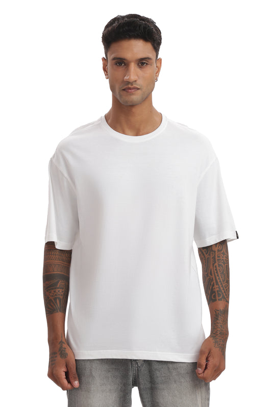 Solid White Oversized T-shirt