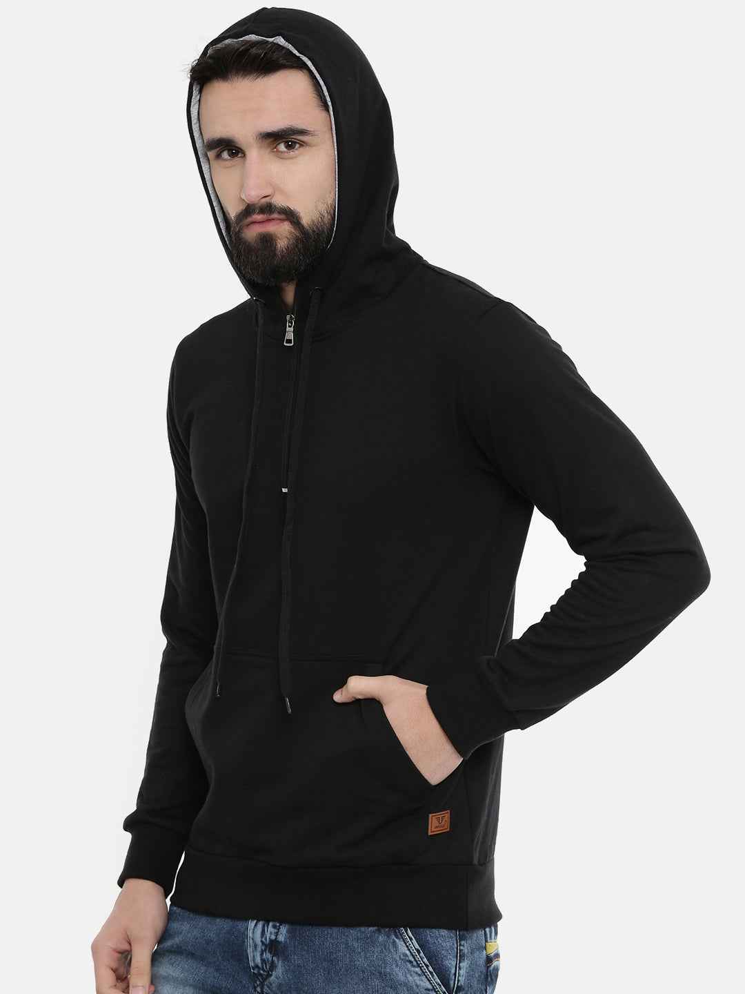 Unsully Men's Half Zip Hooded Sweatshirt