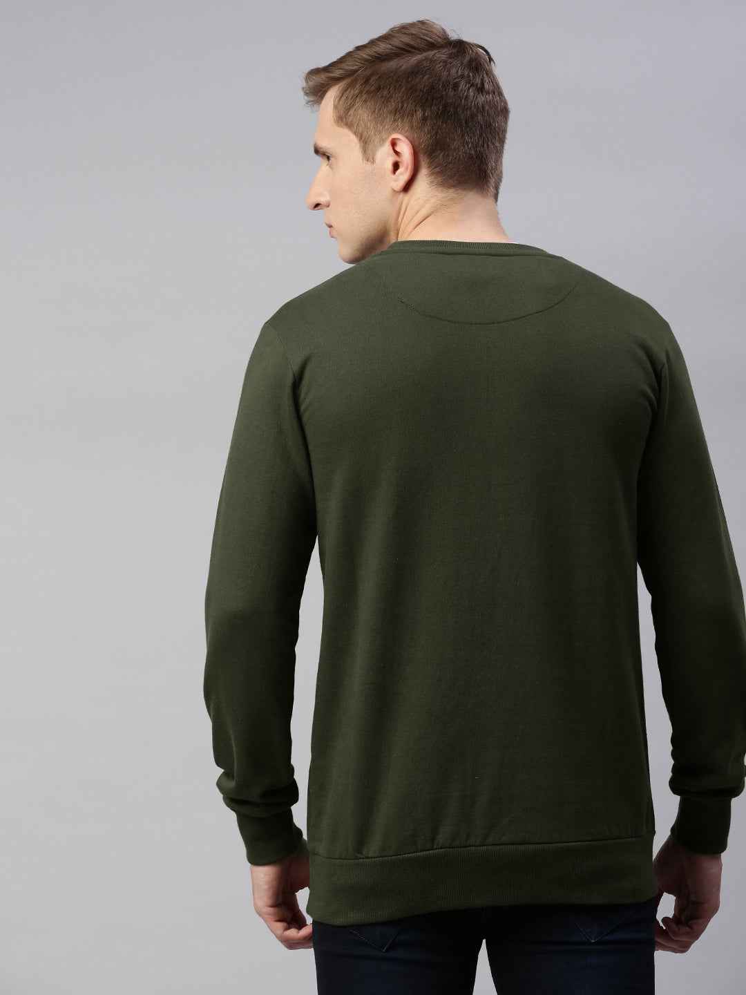 Unsully Men's Solid Sweatshirt