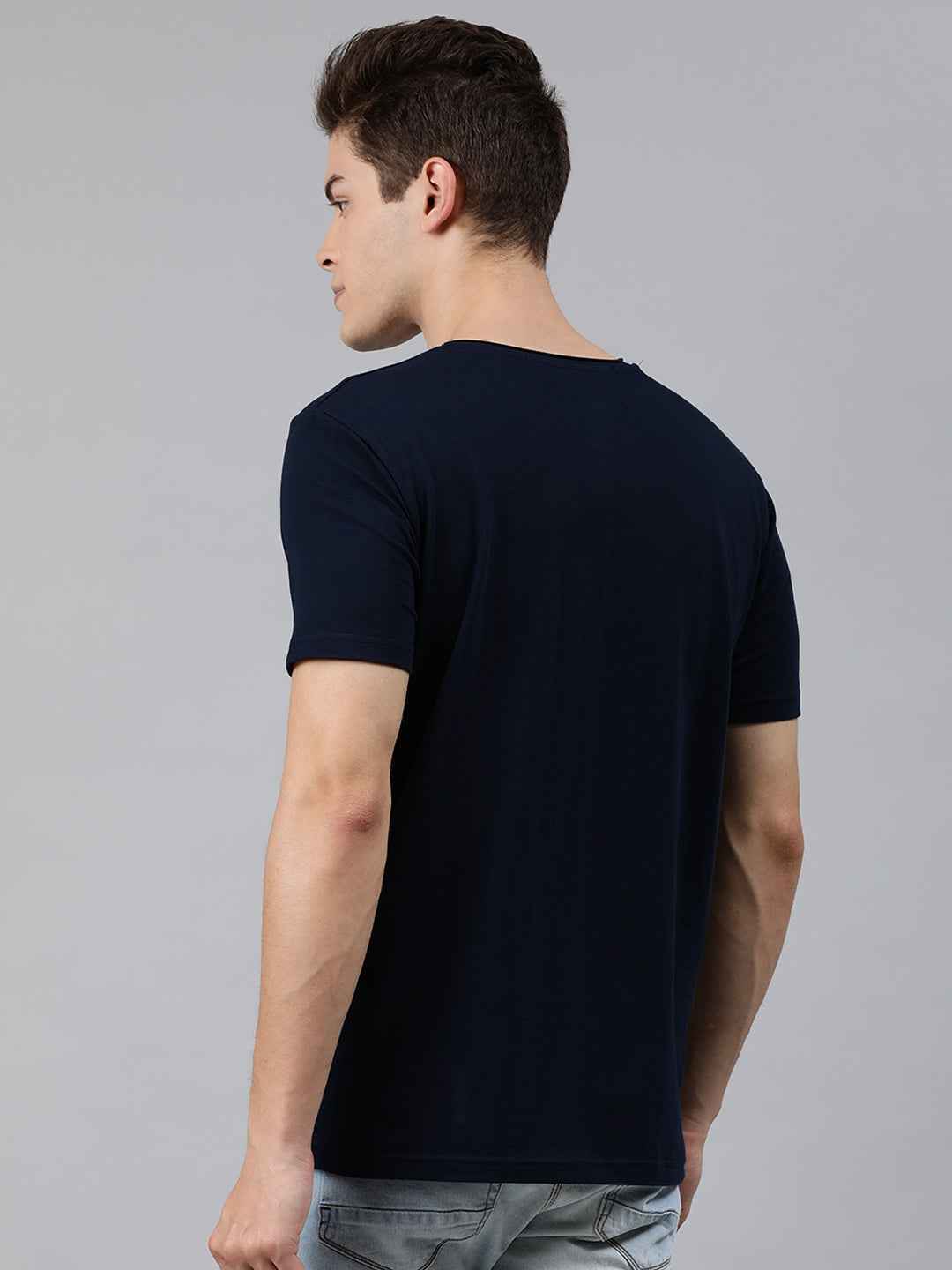 Solid Elastic Anti-dust tshirt for men