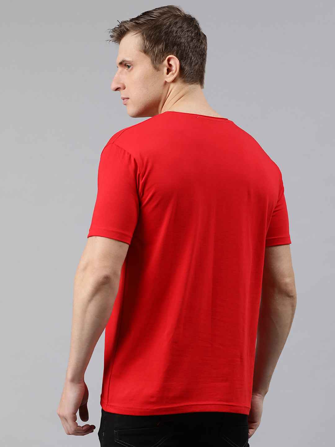 Solid Elastic Anti-dust tshirt for men