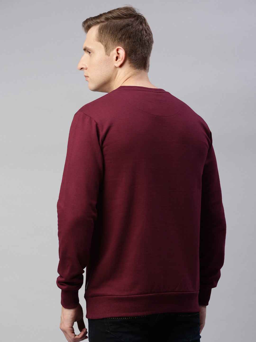 Unsully Men's Solid Sweatshirt
