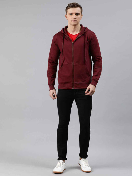 Unsully Men's Cotton Hooded Sweatshirt