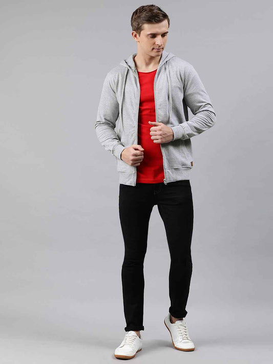 Unsully Men's Cotton Hooded Sweatshirt