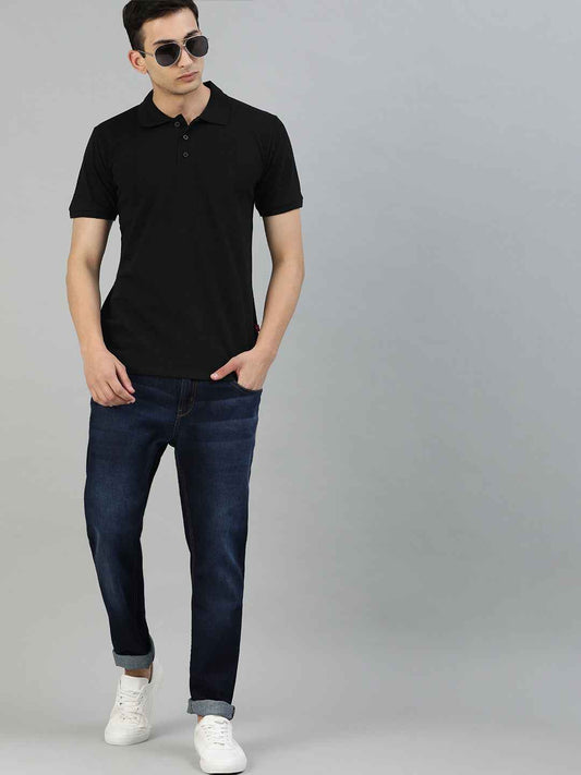 Unsully Men's Solid Polo T-Shirt