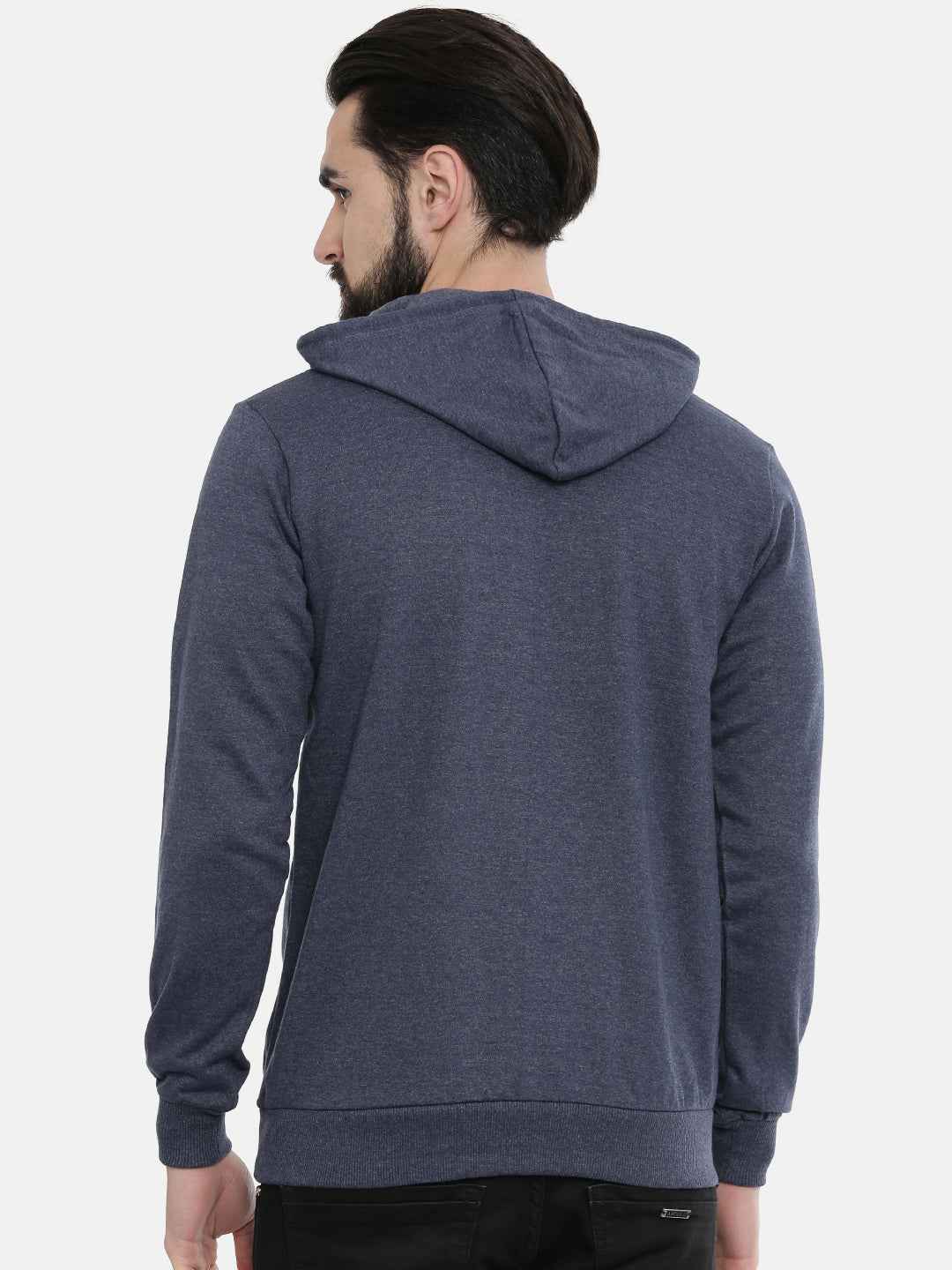 Unsully Men's Solid Hooded Sweatshirt