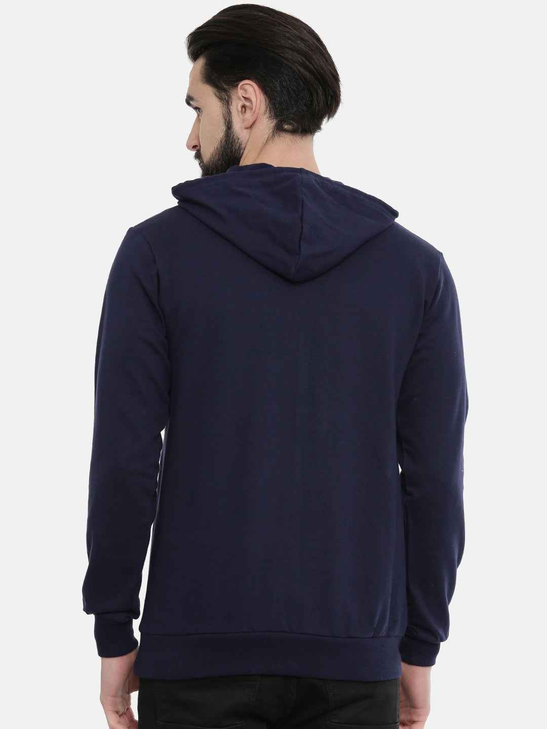 Unsully Men's Solid Hooded Sweatshirt