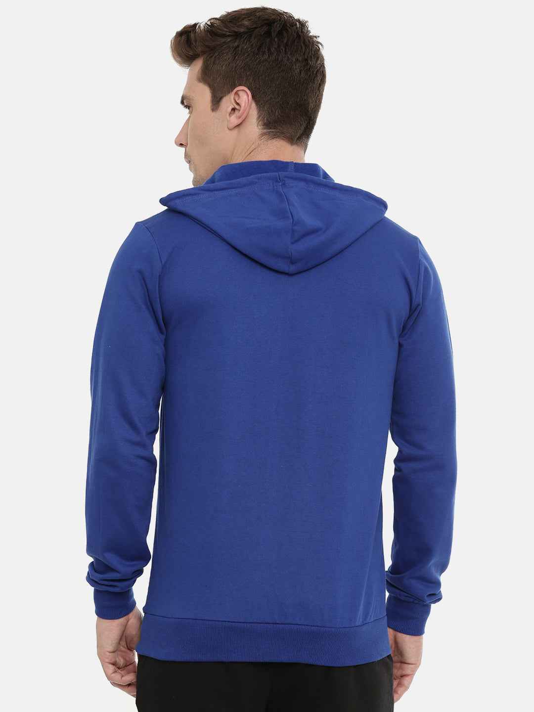 Unsully Men's Solid Hooded Sweatshirt