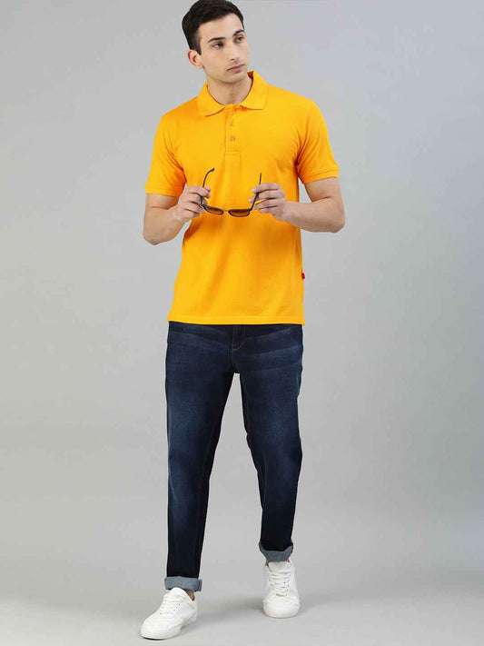 Unsully Men's Solid Polo T-Shirt