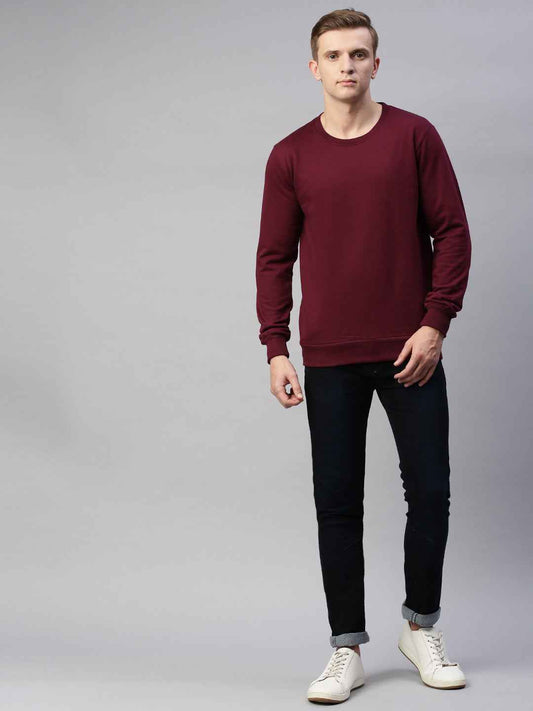 Unsully Men's Solid Sweatshirt