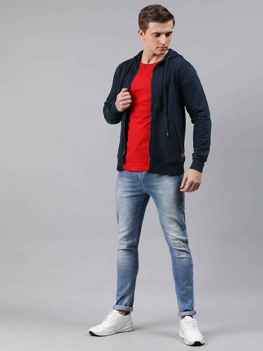 Unsully Men's Cotton Hooded Sweatshirt