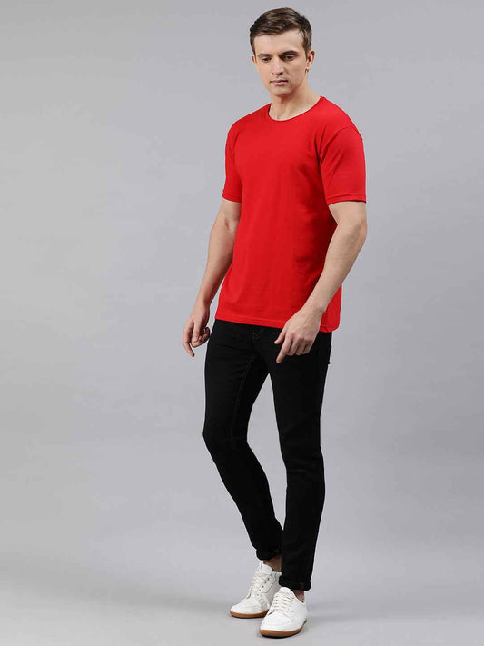 Solid Elastic Anti-dust tshirt for men