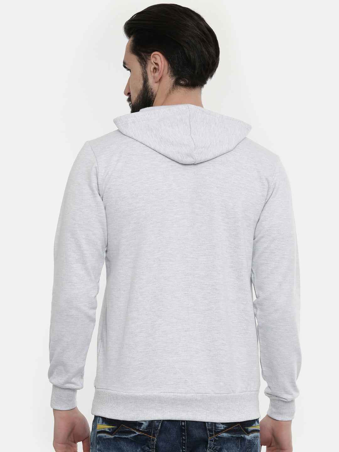 Unsully Men's Solid Hooded Sweatshirt