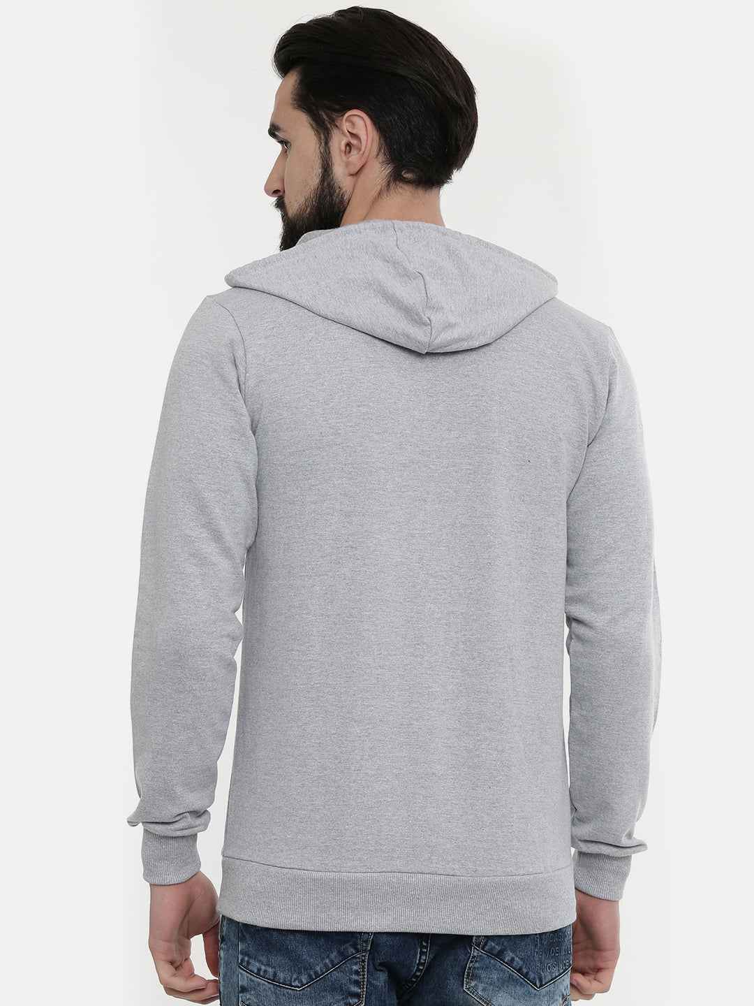 Unsully Men's Solid Hooded Sweatshirt